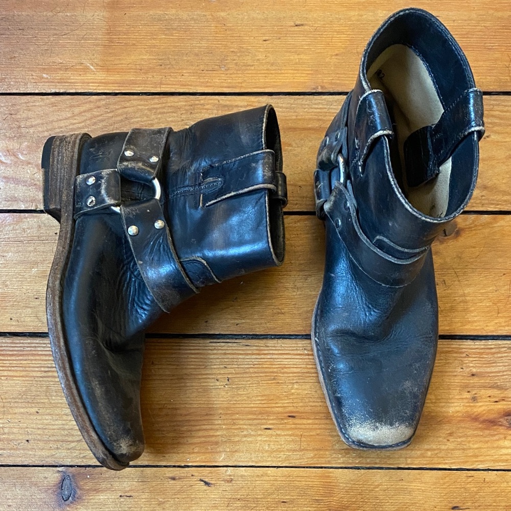 Authentic Vintage Frye Moto Campus Boots - Women’s 5.5